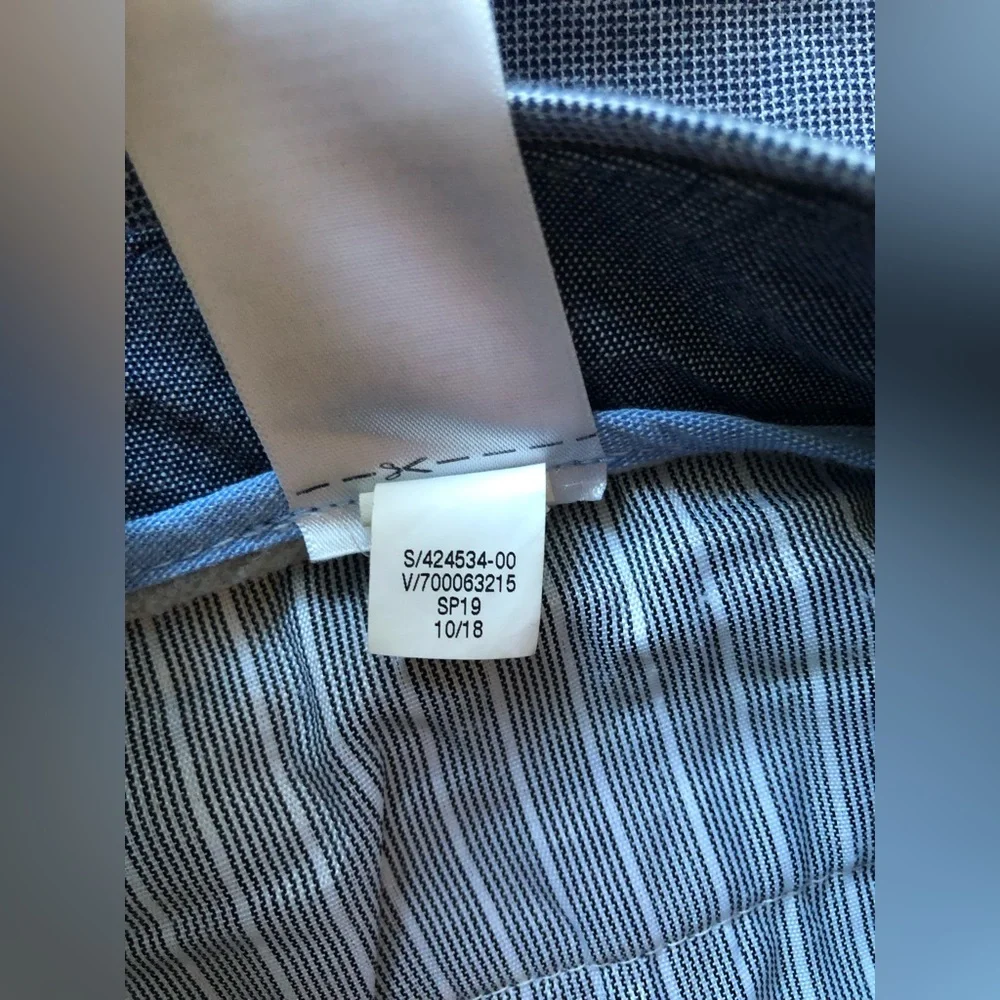 Banana Republic Aiden Fit Men’s Dress Blue Cotton Pants Size 34/32